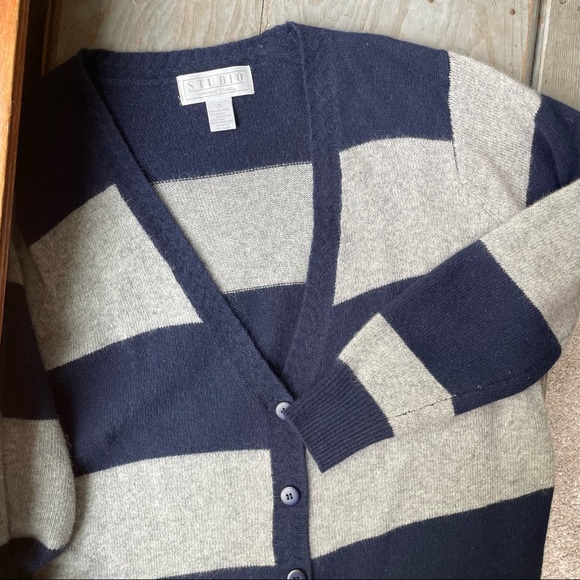 Vintage wool and angora blend cardigan | size medium - Picture 3 of 4